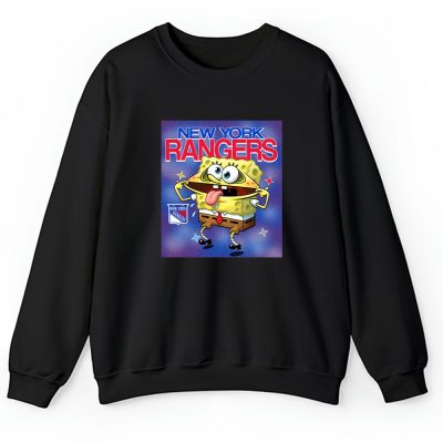 Spongebob Squarepants X New York Rangers Team X NHL X Hockey Fan Unisex Sweatshirt TAS9547