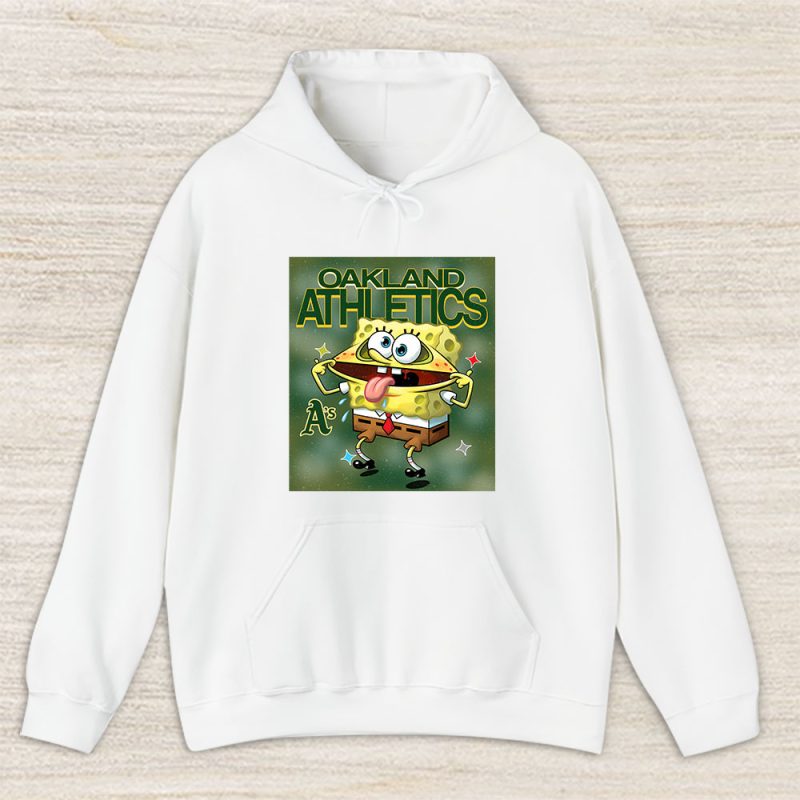 Spongebob Squarepants X Oakland Athletics Team X MLB X Baseball Fans Unisex Hoodie TAH9454