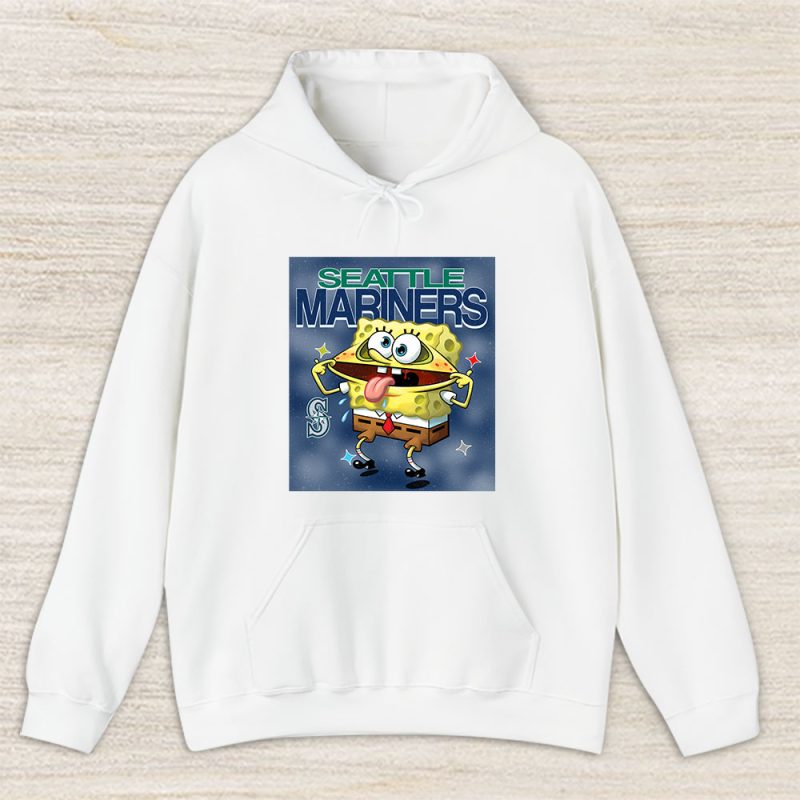 Spongebob Squarepants X Seattle Mariners Team X MLB X Baseball Fans Unisex Hoodie TAH9458