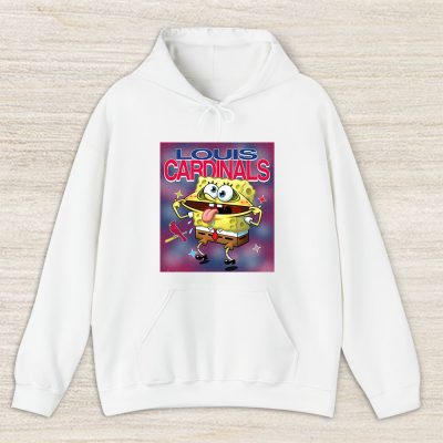 Spongebob Squarepants X St. Louis Cardinals Team X MLB X Baseball Fans Unisex Hoodie TAH9460