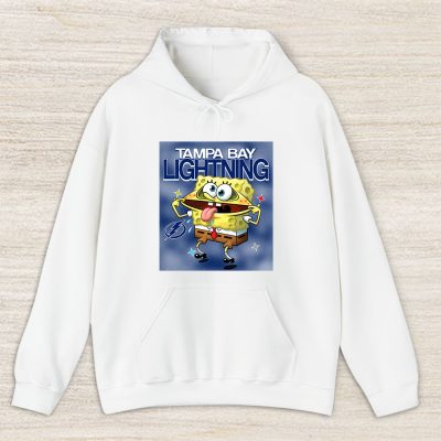 Spongebob Squarepants X Tampa Bay Lightning Team X NHL X Hockey Fan Unisex Hoodie TAH9554