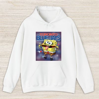 Spongebob Squarepants X Toronto Blue Jays Team X MLB X Baseball Fans Unisex Hoodie TAH9462