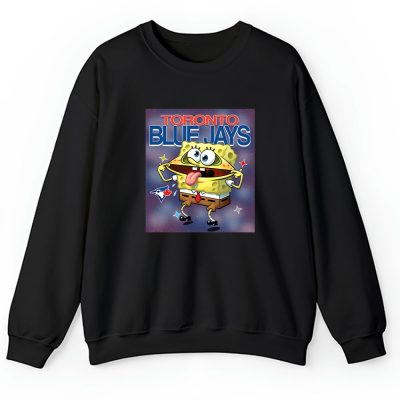 Spongebob Squarepants X Toronto Blue Jays Team X MLB X Baseball Fans Unisex Sweatshirt TAS9462