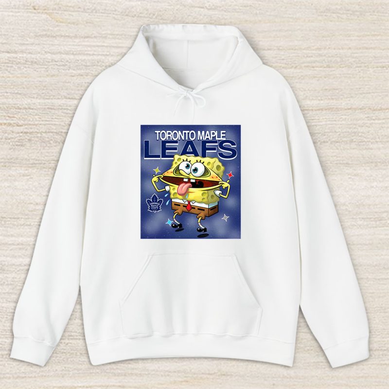 Spongebob Squarepants X Toronto Maple Leafs Team X NHL X Hockey Fan Unisex Hoodie TAH9555