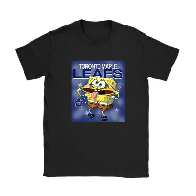 Spongebob Squarepants X Toronto Maple Leafs Team X NHL X Hockey Fan Unisex T-Shirt Cotton Tee TAT9555