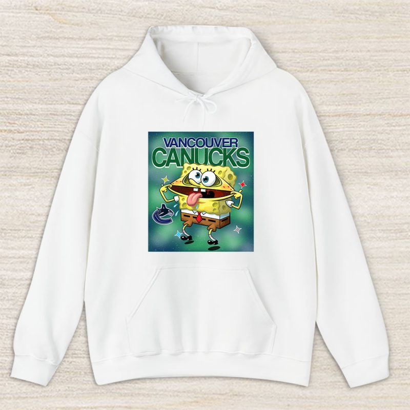 Spongebob Squarepants X Vancouver Canucks Team X NHL X Hockey Fan Unisex Hoodie TAH9556