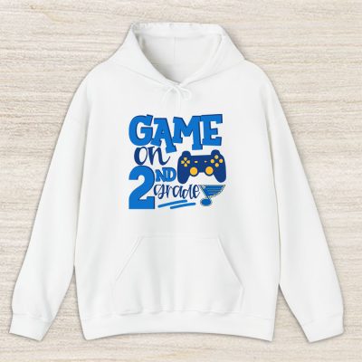 St. Louis Blues X Game On X Schools Back X Custom Number Unisex Hoodie TAH10738