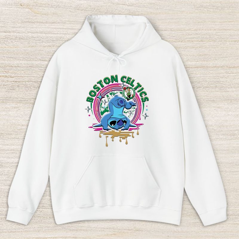 Stitch X Boston Celtics Team NBA Basketball Unisex Hoodie TAH9590