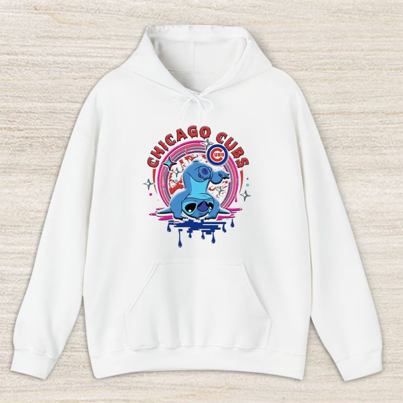 Stitch X Chicago Cubs Team X MLB X Baseball Fans Unisex Hoodie TAH9563