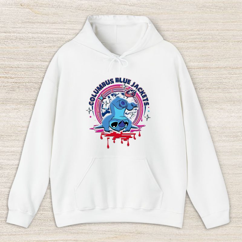 Stitch X Columbus Blue Jackets Team X NHL X Hockey Fan Unisex Hoodie TAH9656