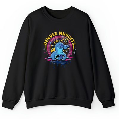 Stitch X Denver Nuggets Team NBA Basketball Unisex Sweatshirt TAS9596