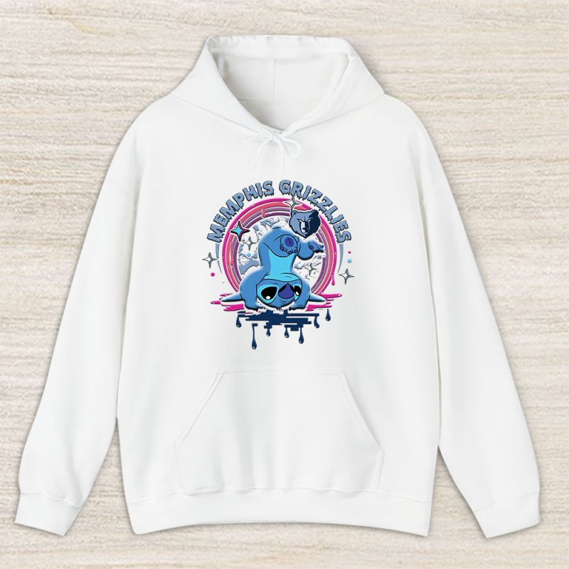 Stitch X Memphis Grizzlies Team NBA Basketball Unisex Hoodie TAH9604