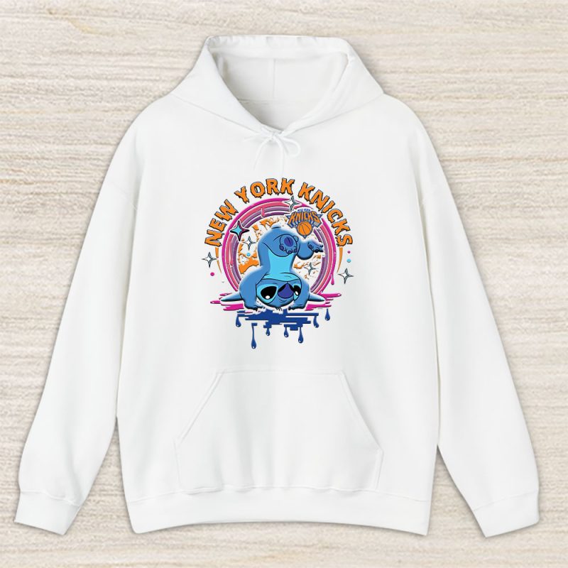 Stitch X New York Knicks Team NBA Basketball Unisex Hoodie TAH9608