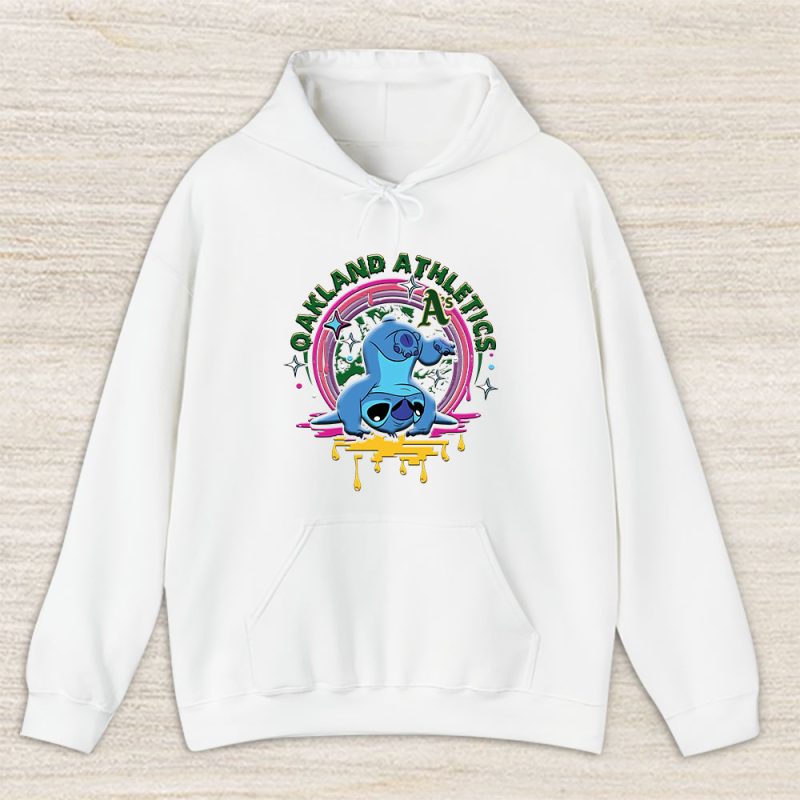 Stitch X Oakland Athletics Team X MLB X Baseball Fans Unisex Hoodie TAH9578