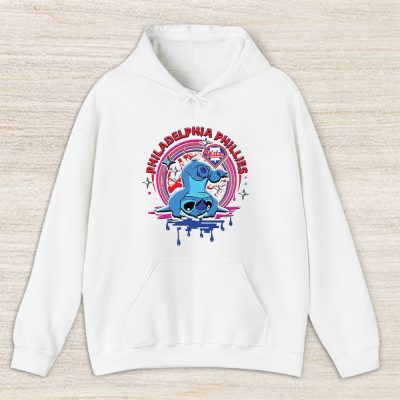 Stitch X Philadelphia Phillies Team X MLB X Baseball Fans Unisex Hoodie TAH9580