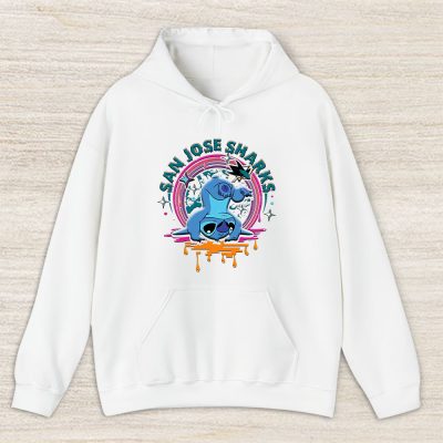 Stitch X San Jose Sharks Team X NHL X Hockey Fan Unisex Hoodie TAH9675