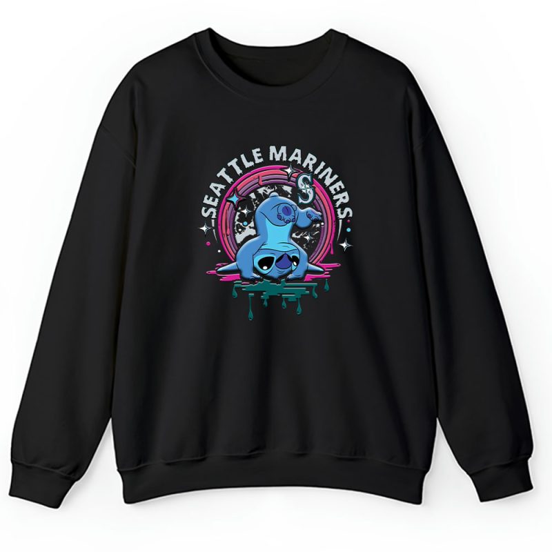 Stitch X Seattle Mariners Team X MLB X Baseball Fans Unisex Sweatshirt TAS9582