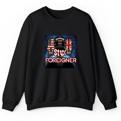 Styx And Foreigner Band Renegades Juke Box Heroes Tour 2024 Concert Unisex Hoodie TAH10339