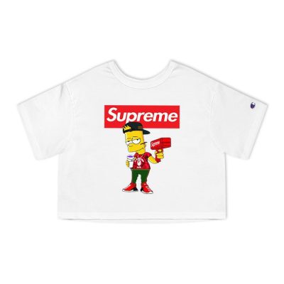 Supreme Simpsons Champion Lady Crop-Top T-Shirt CTB2951