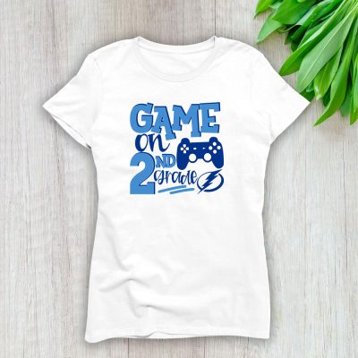 Tampa Bay Lightning X Game On X Schools Back X Custom Number Lady T-Shirt Women Tee LTL10740