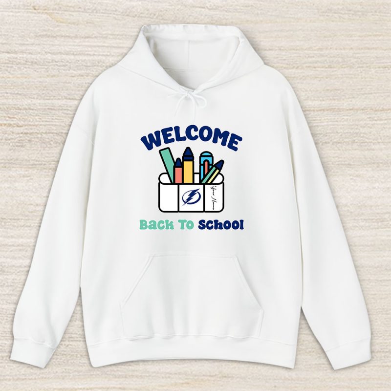 Tampa Bay Lightning X Welcome Back To School X Custom Name Unisex Hoodie TAH10741