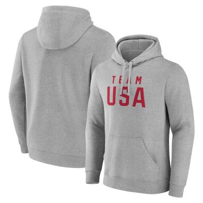 Team USA Fanatics 2024 Olympics Primary Logo Pullover Hoodie - Gray