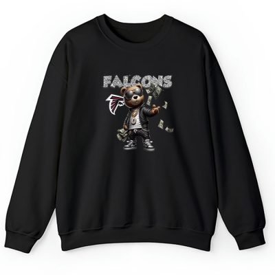 Teddy Bear Hiphop X Atlanta Falcons Team NFL American Football Unisex Sweatshirt TAS8825