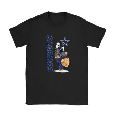 Teddy Bear Hiphop X Dallas Cowboys Team NFL American Football Unisex T-Shirt TAT9201