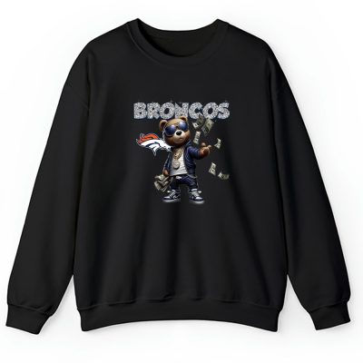 Teddy Bear Hiphop X Denver Broncos Team NFL American Football Unisex Sweatshirt TAS8832