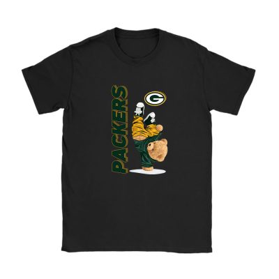 Teddy Bear Hiphop X Green Bay Packers Team NFL American Football Unisex T-Shirt TAT9204