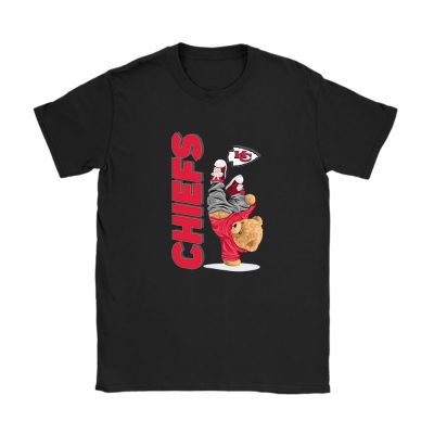 Teddy Bear Hiphop X Kansas City Chiefs Team NFL American Football Unisex T-Shirt TAT9208