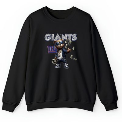 Teddy Bear Hiphop X New York Giants Team NFL American Football Unisex Sweatshirt TAS8846