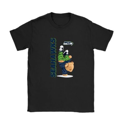 Teddy Bear Hiphop X Seattle Seahawks Team NFL American Football Unisex T-Shirt TAT9220