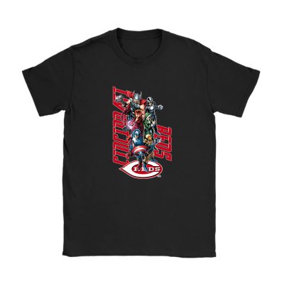 The Avengers MLB Cincinnati Reds Unisex T-Shirt Cotton Tee TAT10205