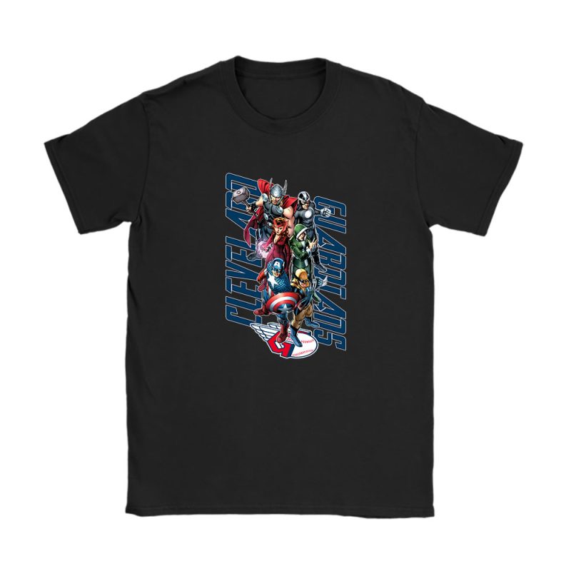 The Avengers MLB Cleveland Guardians Unisex T-Shirt Cotton Tee TAT10207