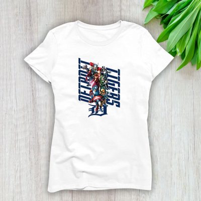 The Avengers MLB Detroit Tigers Lady T-Shirt Women Tee LTL10222