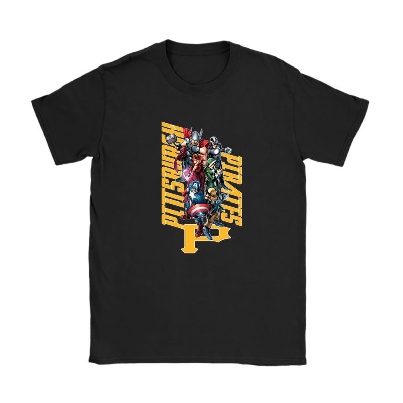 The Avengers MLB Pittsburgh Pirates Unisex T-Shirt Cotton Tee TAT10273