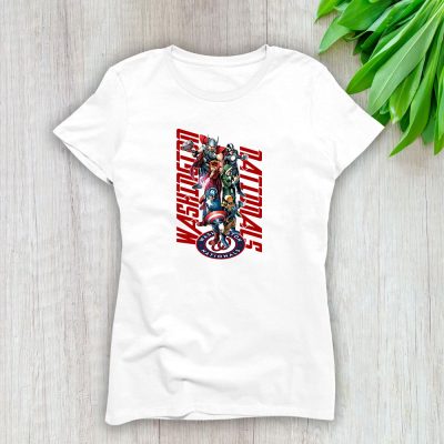 The Avengers MLB Washington Nationals Lady T-Shirt Women Tee LTL10305