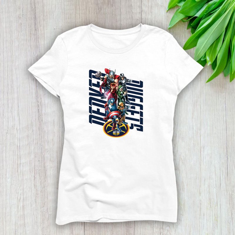 The Avengers NBA Denver Nuggets Lady T-Shirt Women Tee LTL10219