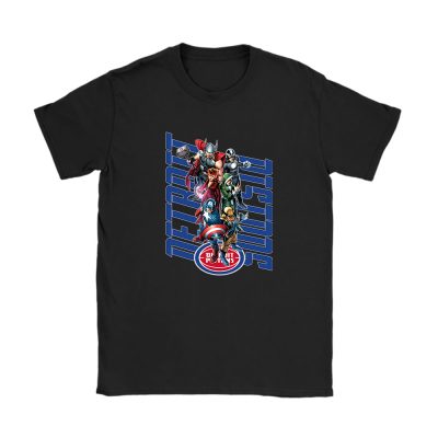 The Avengers NBA Detroit Pistons Unisex T-Shirt Cotton Tee TAT10220