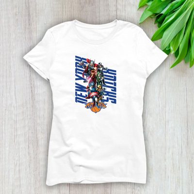 The Avengers NBA New York Knicks Lady T-Shirt Women Tee LTL10260