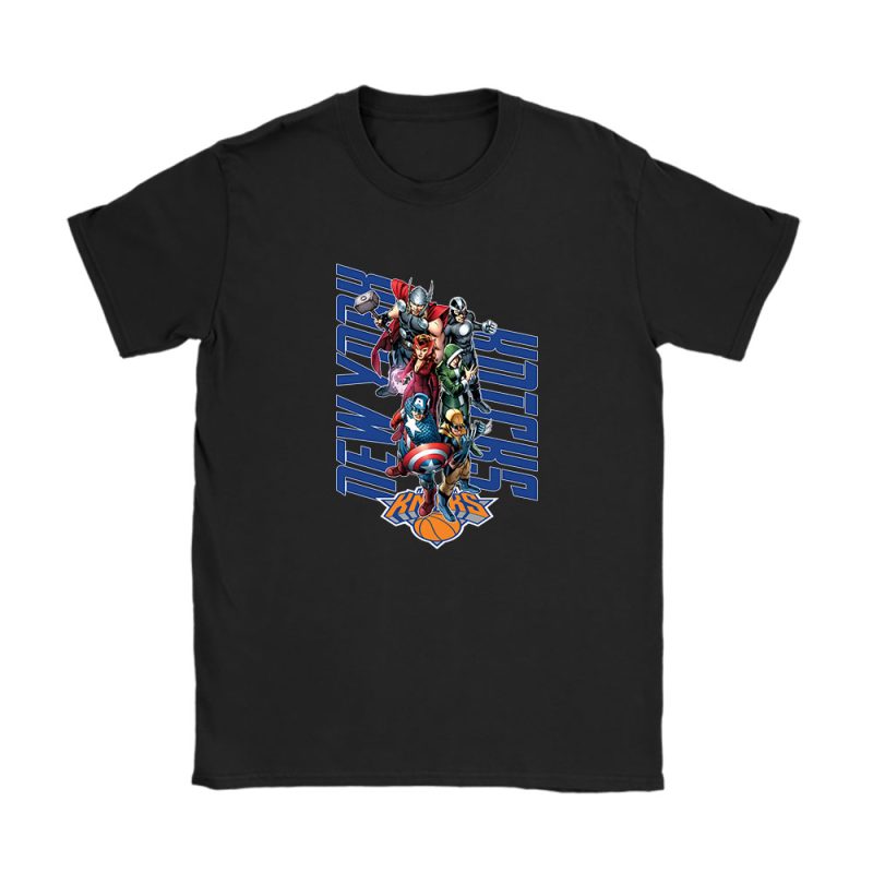 The Avengers NBA New York Knicks Unisex T-Shirt Cotton Tee TAT10260