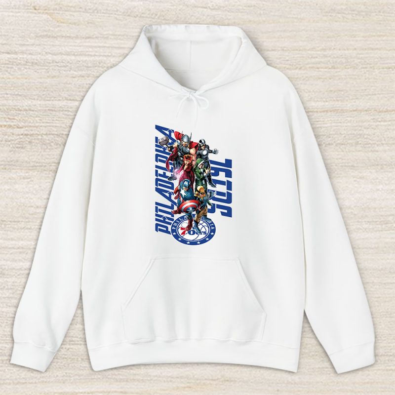 The Avengers NBA Philadelphia 76ers Unisex Hoodie TAH10277