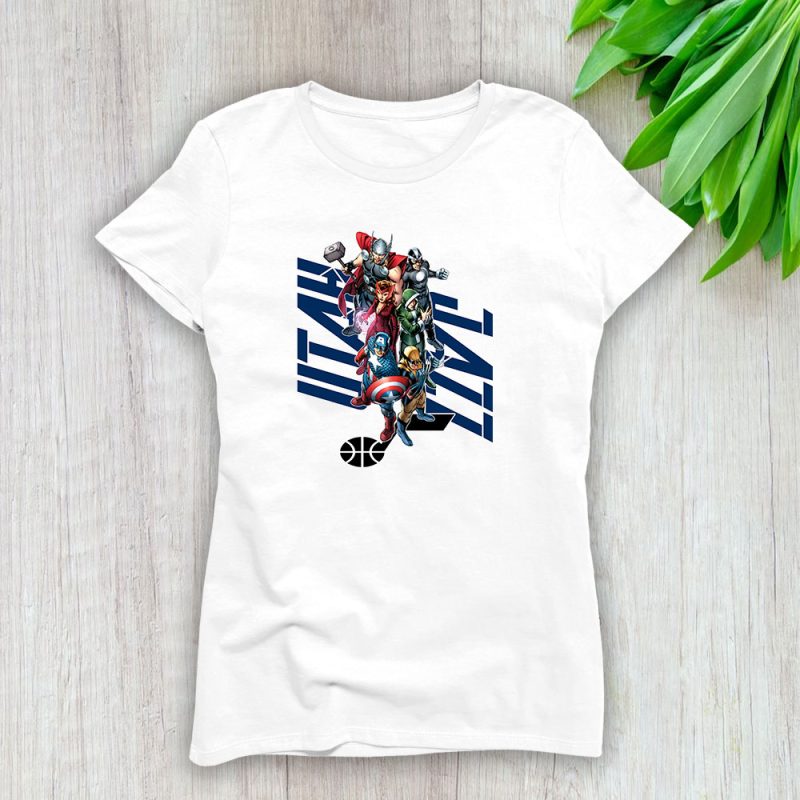 The Avengers NBA Utah Jazz Lady T-Shirt Women Tee LTL10300