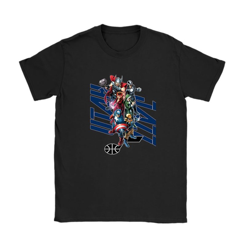 The Avengers NBA Utah Jazz Unisex T-Shirt Cotton Tee TAT10300