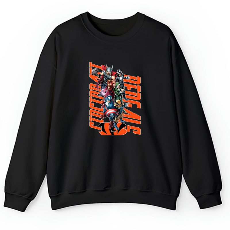 The Avengers NFL Cincinnati Bengals Unisex Hoodie TAH10202