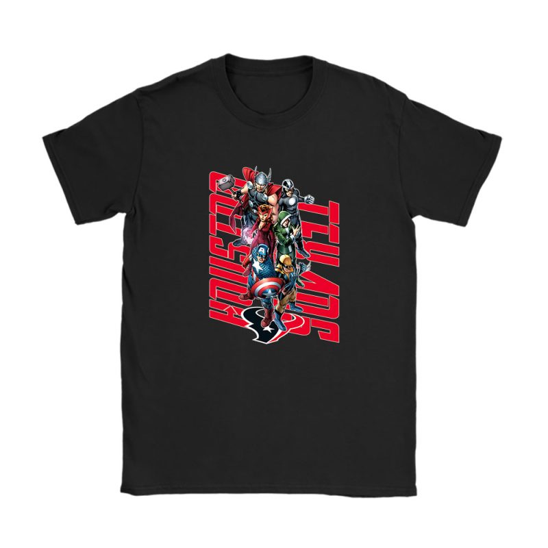 The Avengers NFL Houston Texans Unisex T-Shirt Cotton Tee TAT10230