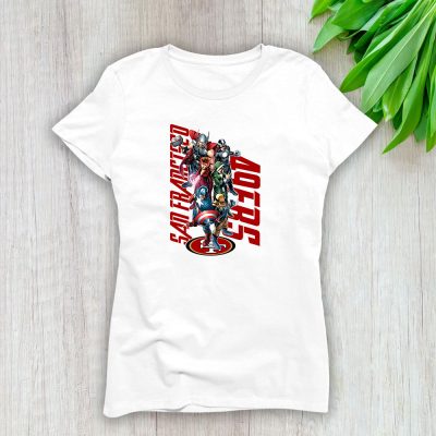 The Avengers NFL San Francisco 49ers Lady T-Shirt Women Tee LTL10283