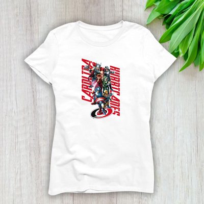 The Avengers NHL Carolina Hurricanes Lady T-Shirt Women Tee LTL10209