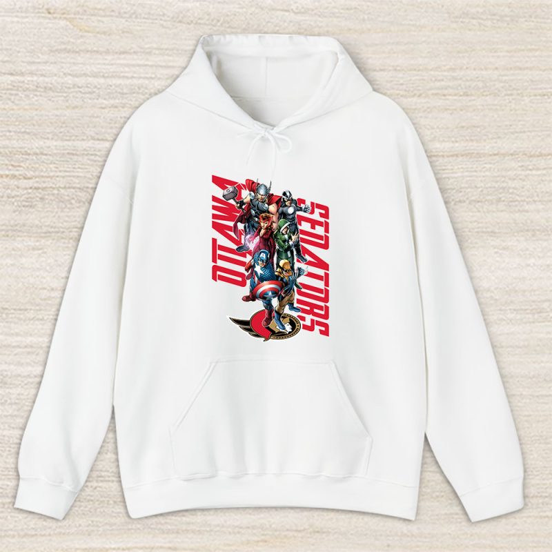 The Avengers NHL Ottawa Senators Unisex Hoodie TAH10270